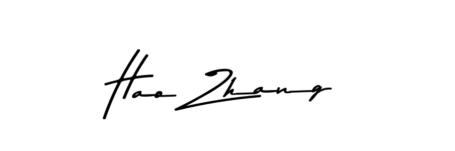You should practise on your own different ways (Asem Kandis PERSONAL USE) to write your name (Hao Zhang) in signature. don't let someone else do it for you. Hao Zhang signature style 9 images and pictures png