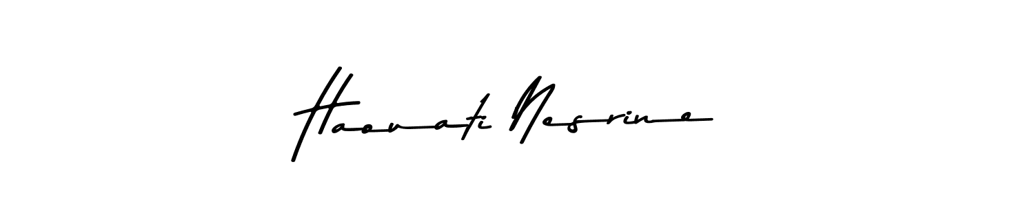 You can use this online signature creator to create a handwritten signature for the name Haouati Nesrine. This is the best online autograph maker. Haouati Nesrine signature style 9 images and pictures png