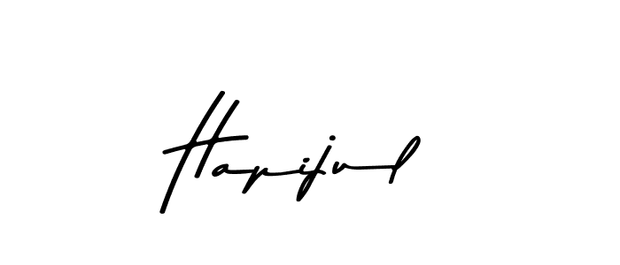 You should practise on your own different ways (Asem Kandis PERSONAL USE) to write your name (Hapijul) in signature. don't let someone else do it for you. Hapijul signature style 9 images and pictures png