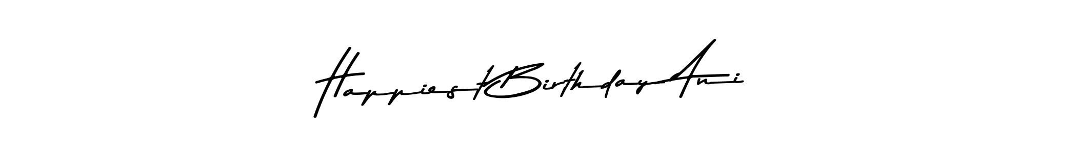 Asem Kandis PERSONAL USE is a professional signature style that is perfect for those who want to add a touch of class to their signature. It is also a great choice for those who want to make their signature more unique. Get Happiest Birthday Ani name to fancy signature for free. Happiest Birthday Ani signature style 9 images and pictures png