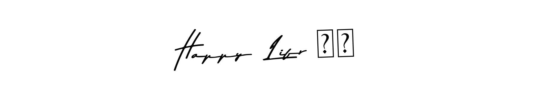 Make a beautiful signature design for name Happy  Lifr ❤️. With this signature (Asem Kandis PERSONAL USE) style, you can create a handwritten signature for free. Happy  Lifr ❤️ signature style 9 images and pictures png