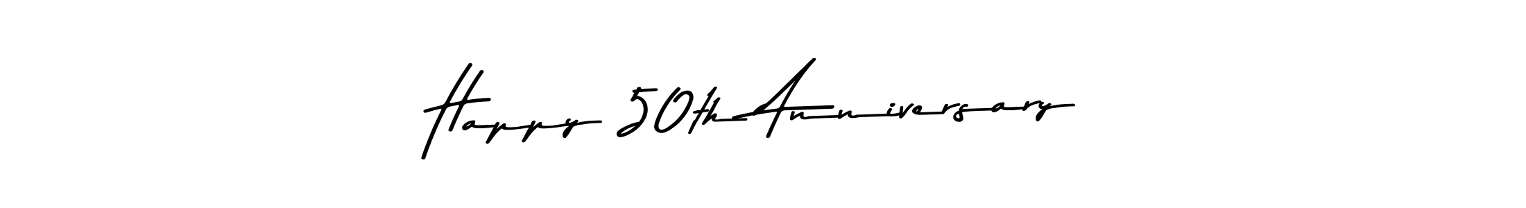 It looks lik you need a new signature style for name Happy 50th Anniversary. Design unique handwritten (Asem Kandis PERSONAL USE) signature with our free signature maker in just a few clicks. Happy 50th Anniversary signature style 9 images and pictures png