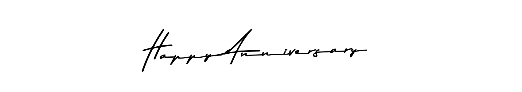 How to make Happy Anniversary signature? Asem Kandis PERSONAL USE is a professional autograph style. Create handwritten signature for Happy Anniversary name. Happy Anniversary signature style 9 images and pictures png