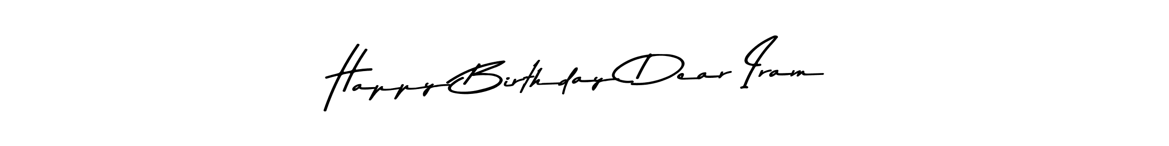 Check out images of Autograph of Happy Birthday Dear Iram name. Actor Happy Birthday Dear Iram Signature Style. Asem Kandis PERSONAL USE is a professional sign style online. Happy Birthday Dear Iram signature style 9 images and pictures png