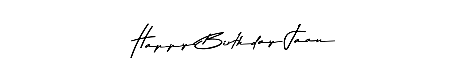 Similarly Asem Kandis PERSONAL USE is the best handwritten signature design. Signature creator online .You can use it as an online autograph creator for name Happy Birthday Jaan. Happy Birthday Jaan signature style 9 images and pictures png