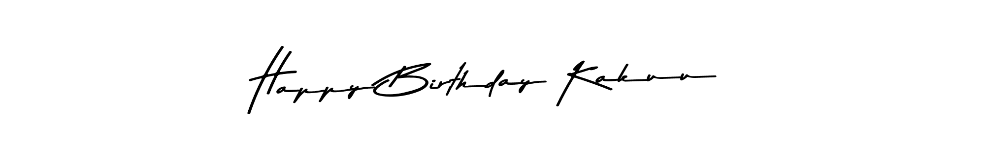 Similarly Asem Kandis PERSONAL USE is the best handwritten signature design. Signature creator online .You can use it as an online autograph creator for name Happy Birthday Kakuu. Happy Birthday Kakuu signature style 9 images and pictures png