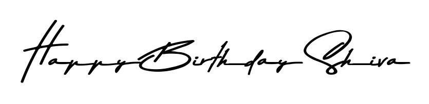 Once you've used our free online signature maker to create your best signature Asem Kandis PERSONAL USE style, it's time to enjoy signing your documents with Happy Birthday Shiva name. Happy Birthday Shiva signature style 9 images and pictures png