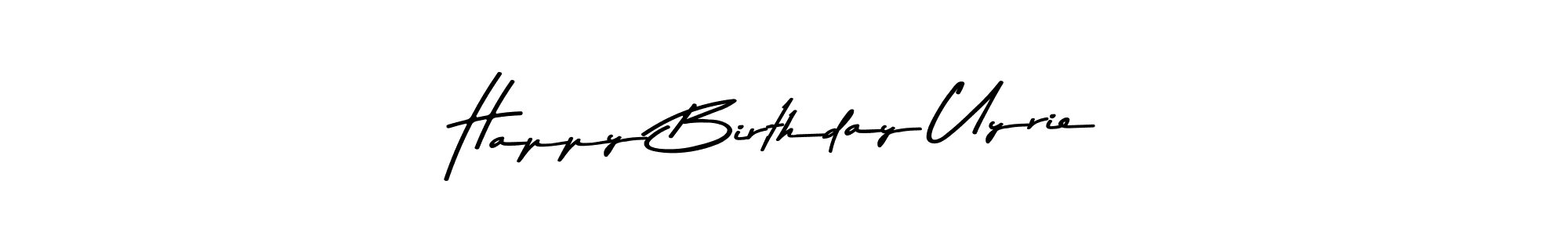 You can use this online signature creator to create a handwritten signature for the name Happy Birthday Uyrie. This is the best online autograph maker. Happy Birthday Uyrie signature style 9 images and pictures png