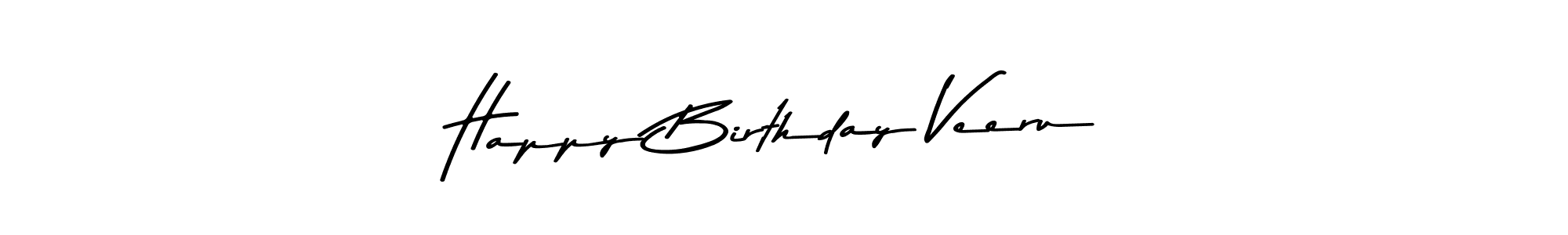Create a beautiful signature design for name Happy Birthday Veeru. With this signature (Asem Kandis PERSONAL USE) fonts, you can make a handwritten signature for free. Happy Birthday Veeru signature style 9 images and pictures png