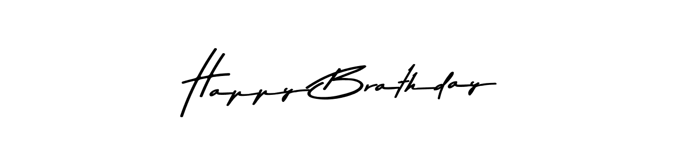 Asem Kandis PERSONAL USE is a professional signature style that is perfect for those who want to add a touch of class to their signature. It is also a great choice for those who want to make their signature more unique. Get Happy Brathday name to fancy signature for free. Happy Brathday signature style 9 images and pictures png