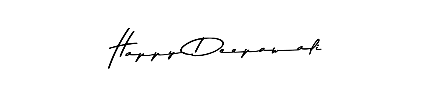 How to make Happy Deepawali signature? Asem Kandis PERSONAL USE is a professional autograph style. Create handwritten signature for Happy Deepawali name. Happy Deepawali signature style 9 images and pictures png
