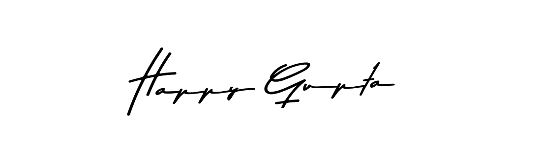 This is the best signature style for the Happy Gupta name. Also you like these signature font (Asem Kandis PERSONAL USE). Mix name signature. Happy Gupta signature style 9 images and pictures png