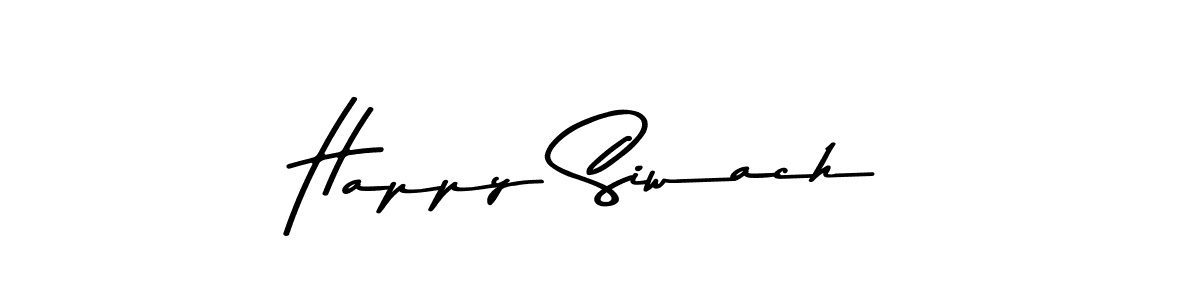 Use a signature maker to create a handwritten signature online. With this signature software, you can design (Asem Kandis PERSONAL USE) your own signature for name Happy Siwach. Happy Siwach signature style 9 images and pictures png
