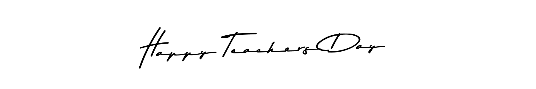 Make a beautiful signature design for name Happy Teachers Day. With this signature (Asem Kandis PERSONAL USE) style, you can create a handwritten signature for free. Happy Teachers Day signature style 9 images and pictures png