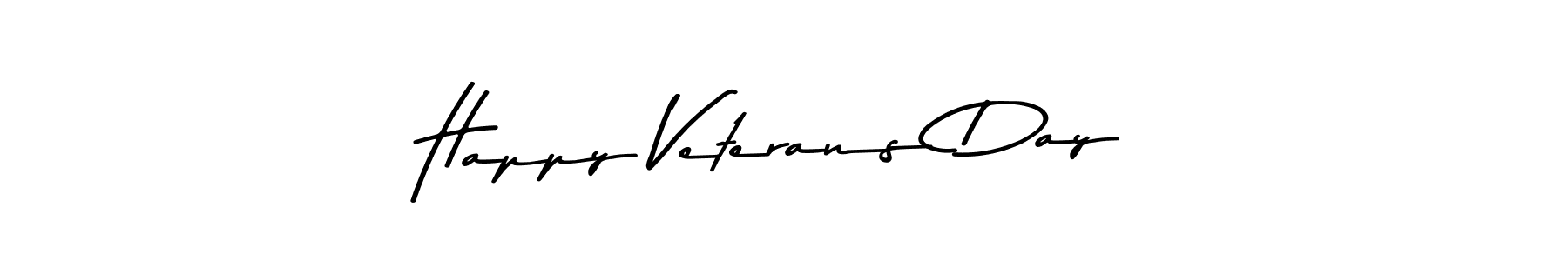 Use a signature maker to create a handwritten signature online. With this signature software, you can design (Asem Kandis PERSONAL USE) your own signature for name Happy Veterans Day. Happy Veterans Day signature style 9 images and pictures png