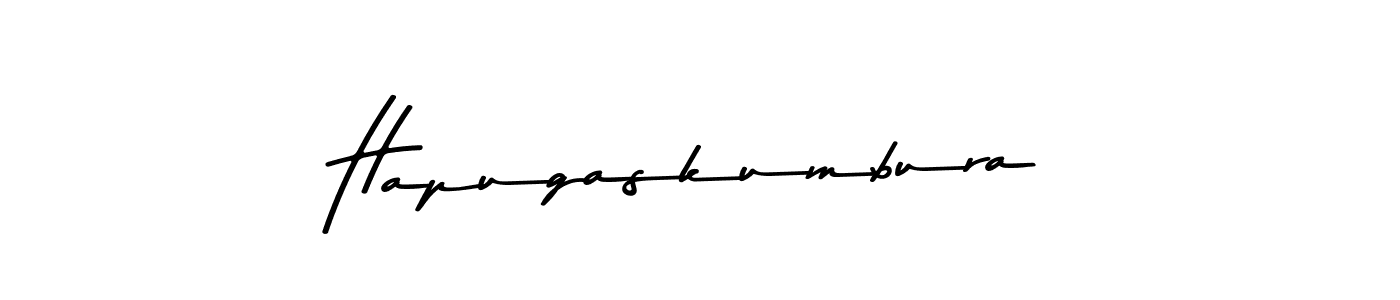 Design your own signature with our free online signature maker. With this signature software, you can create a handwritten (Asem Kandis PERSONAL USE) signature for name Hapugaskumbura. Hapugaskumbura signature style 9 images and pictures png