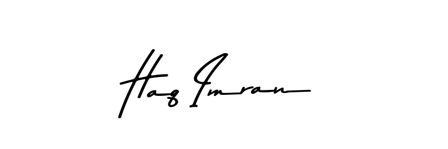 Similarly Asem Kandis PERSONAL USE is the best handwritten signature design. Signature creator online .You can use it as an online autograph creator for name Haq Imran. Haq Imran signature style 9 images and pictures png
