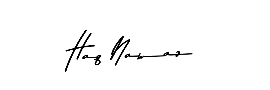 Use a signature maker to create a handwritten signature online. With this signature software, you can design (Asem Kandis PERSONAL USE) your own signature for name Haq Nawaz. Haq Nawaz signature style 9 images and pictures png