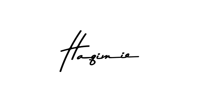 Similarly Asem Kandis PERSONAL USE is the best handwritten signature design. Signature creator online .You can use it as an online autograph creator for name Haqimie. Haqimie signature style 9 images and pictures png