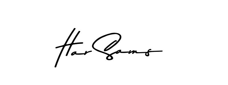 Make a beautiful signature design for name Har Sams. Use this online signature maker to create a handwritten signature for free. Har Sams signature style 9 images and pictures png