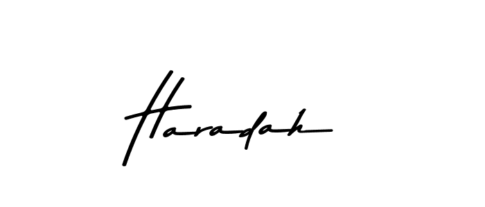 This is the best signature style for the Haradah name. Also you like these signature font (Asem Kandis PERSONAL USE). Mix name signature. Haradah signature style 9 images and pictures png