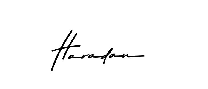 Haradan stylish signature style. Best Handwritten Sign (Asem Kandis PERSONAL USE) for my name. Handwritten Signature Collection Ideas for my name Haradan. Haradan signature style 9 images and pictures png