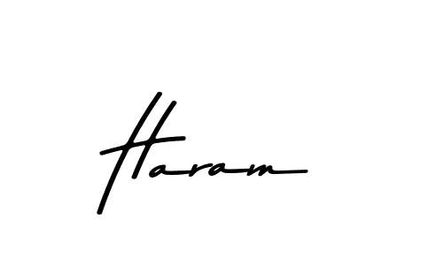 How to make Haram name signature. Use Asem Kandis PERSONAL USE style for creating short signs online. This is the latest handwritten sign. Haram signature style 9 images and pictures png