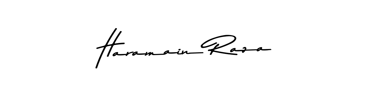 You should practise on your own different ways (Asem Kandis PERSONAL USE) to write your name (Haramain Raza) in signature. don't let someone else do it for you. Haramain Raza signature style 9 images and pictures png