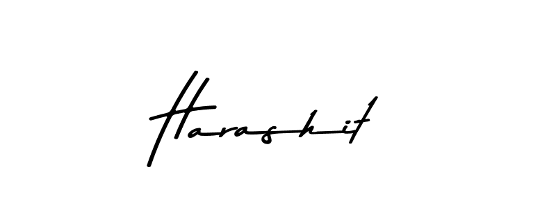 How to make Harashit name signature. Use Asem Kandis PERSONAL USE style for creating short signs online. This is the latest handwritten sign. Harashit signature style 9 images and pictures png