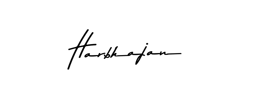 Make a beautiful signature design for name Harbhajan. With this signature (Asem Kandis PERSONAL USE) style, you can create a handwritten signature for free. Harbhajan signature style 9 images and pictures png