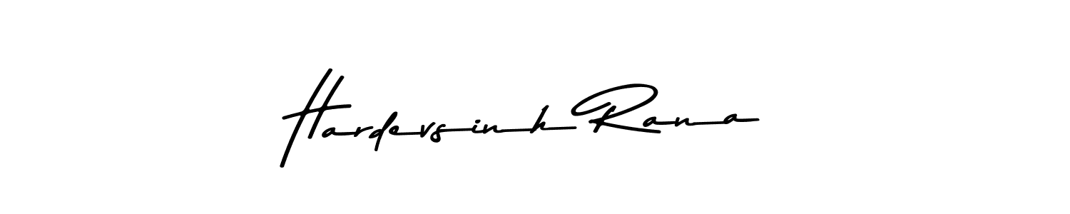 Hardevsinh Rana stylish signature style. Best Handwritten Sign (Asem Kandis PERSONAL USE) for my name. Handwritten Signature Collection Ideas for my name Hardevsinh Rana. Hardevsinh Rana signature style 9 images and pictures png