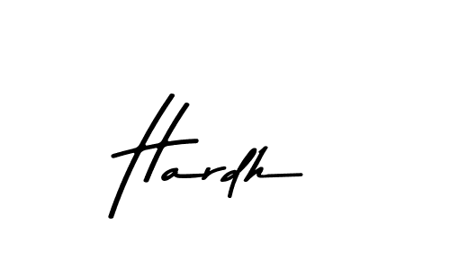 Make a beautiful signature design for name Hardh. With this signature (Asem Kandis PERSONAL USE) style, you can create a handwritten signature for free. Hardh signature style 9 images and pictures png