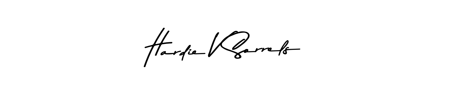 Use a signature maker to create a handwritten signature online. With this signature software, you can design (Asem Kandis PERSONAL USE) your own signature for name Hardie V Sorrels. Hardie V Sorrels signature style 9 images and pictures png