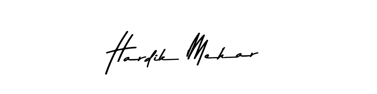 Hardik Mehar stylish signature style. Best Handwritten Sign (Asem Kandis PERSONAL USE) for my name. Handwritten Signature Collection Ideas for my name Hardik Mehar. Hardik Mehar signature style 9 images and pictures png
