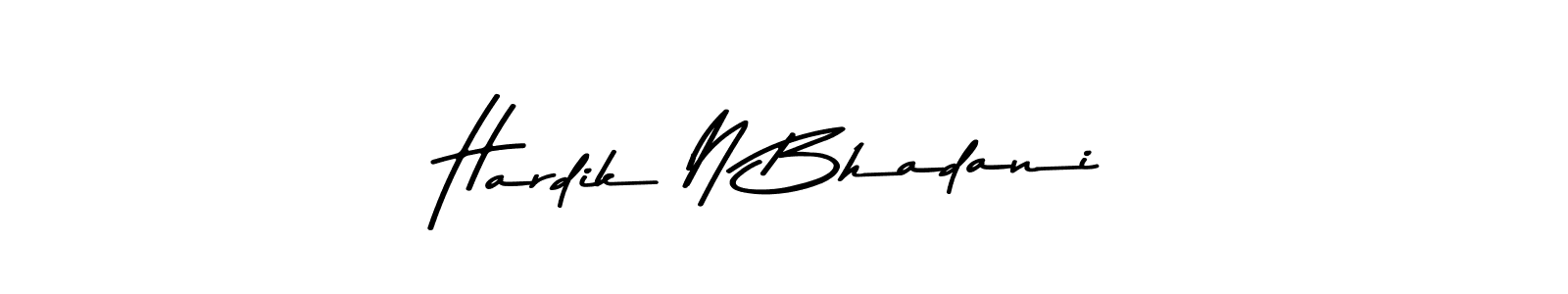 You can use this online signature creator to create a handwritten signature for the name Hardik N Bhadani. This is the best online autograph maker. Hardik N Bhadani signature style 9 images and pictures png