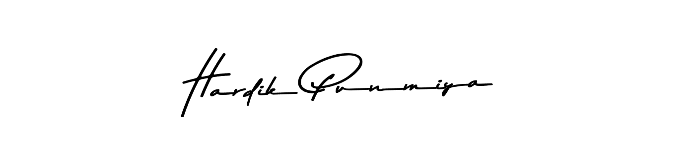 Use a signature maker to create a handwritten signature online. With this signature software, you can design (Asem Kandis PERSONAL USE) your own signature for name Hardik Punmiya. Hardik Punmiya signature style 9 images and pictures png