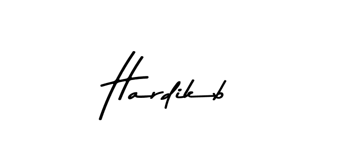 How to make Hardikb signature? Asem Kandis PERSONAL USE is a professional autograph style. Create handwritten signature for Hardikb name. Hardikb signature style 9 images and pictures png
