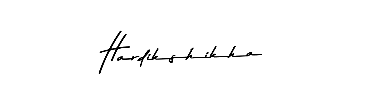 Hardikshikha stylish signature style. Best Handwritten Sign (Asem Kandis PERSONAL USE) for my name. Handwritten Signature Collection Ideas for my name Hardikshikha. Hardikshikha signature style 9 images and pictures png