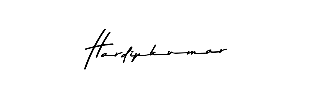 How to make Hardipkumar signature? Asem Kandis PERSONAL USE is a professional autograph style. Create handwritten signature for Hardipkumar name. Hardipkumar signature style 9 images and pictures png