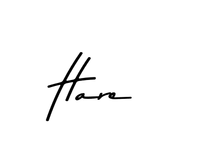 Make a beautiful signature design for name Hare. With this signature (Asem Kandis PERSONAL USE) style, you can create a handwritten signature for free. Hare signature style 9 images and pictures png