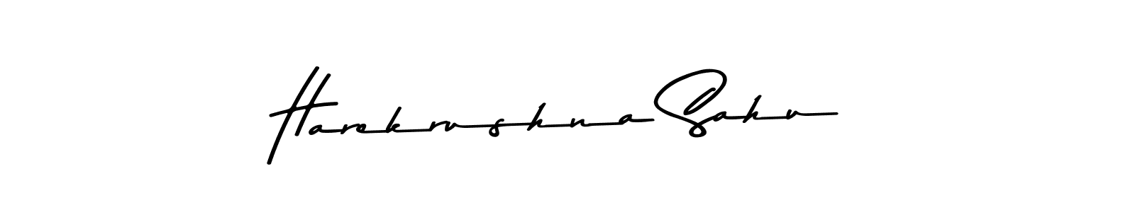 Make a beautiful signature design for name Harekrushna Sahu. With this signature (Asem Kandis PERSONAL USE) style, you can create a handwritten signature for free. Harekrushna Sahu signature style 9 images and pictures png