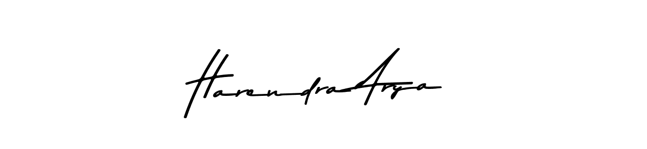 How to make Harendra Arya signature? Asem Kandis PERSONAL USE is a professional autograph style. Create handwritten signature for Harendra Arya name. Harendra Arya signature style 9 images and pictures png