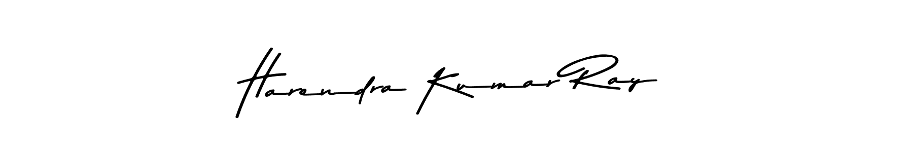 This is the best signature style for the Harendra Kumar Ray name. Also you like these signature font (Asem Kandis PERSONAL USE). Mix name signature. Harendra Kumar Ray signature style 9 images and pictures png