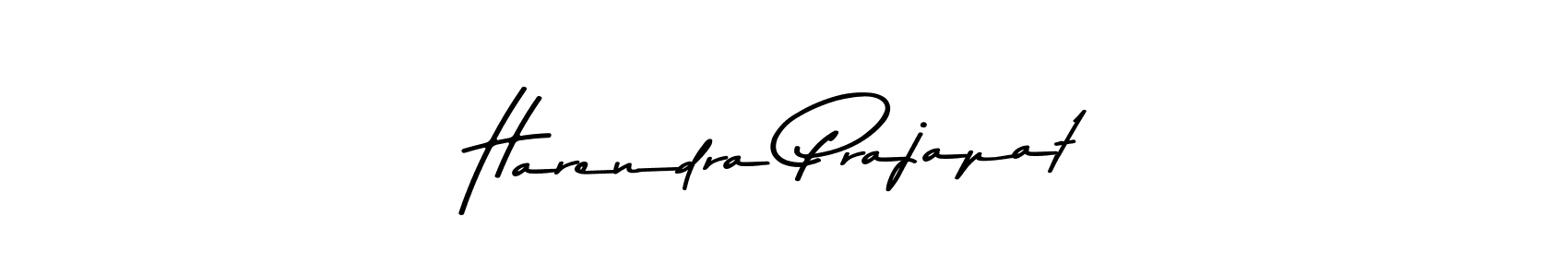Design your own signature with our free online signature maker. With this signature software, you can create a handwritten (Asem Kandis PERSONAL USE) signature for name Harendra Prajapat. Harendra Prajapat signature style 9 images and pictures png