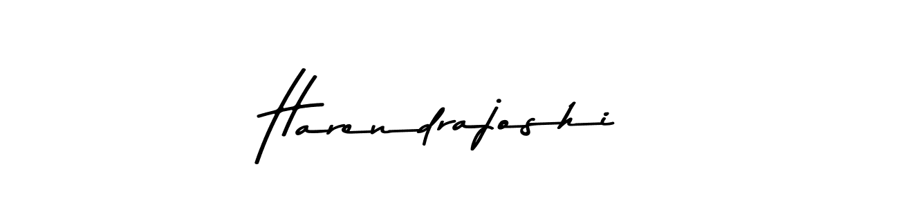 Use a signature maker to create a handwritten signature online. With this signature software, you can design (Asem Kandis PERSONAL USE) your own signature for name Harendrajoshi. Harendrajoshi signature style 9 images and pictures png