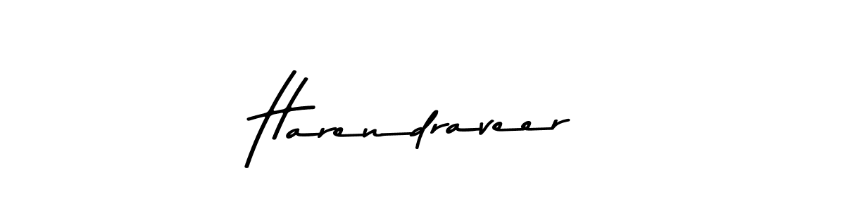 Harendraveer stylish signature style. Best Handwritten Sign (Asem Kandis PERSONAL USE) for my name. Handwritten Signature Collection Ideas for my name Harendraveer. Harendraveer signature style 9 images and pictures png