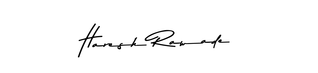 This is the best signature style for the Haresh Rawade name. Also you like these signature font (Asem Kandis PERSONAL USE). Mix name signature. Haresh Rawade signature style 9 images and pictures png