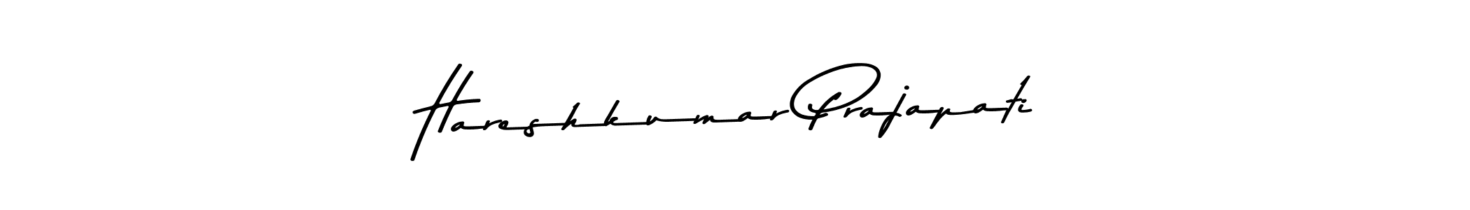 Hareshkumar Prajapati stylish signature style. Best Handwritten Sign (Asem Kandis PERSONAL USE) for my name. Handwritten Signature Collection Ideas for my name Hareshkumar Prajapati. Hareshkumar Prajapati signature style 9 images and pictures png