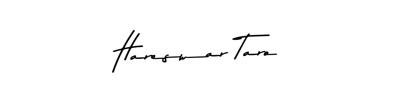 Similarly Asem Kandis PERSONAL USE is the best handwritten signature design. Signature creator online .You can use it as an online autograph creator for name Hareswar Taro. Hareswar Taro signature style 9 images and pictures png