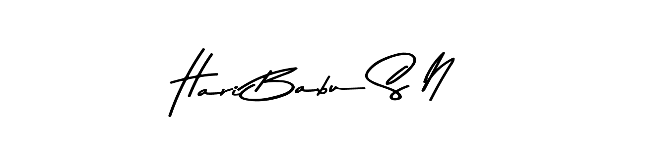 The best way (Asem Kandis PERSONAL USE) to make a short signature is to pick only two or three words in your name. The name Hari Babu S N include a total of six letters. For converting this name. Hari Babu S N signature style 9 images and pictures png